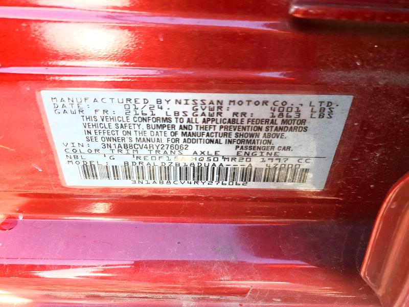 Продажа на аукционе авто 2024 Nissan Sentra, vin: 3N1AB8CV4RY276062, номер лота: 47823856
