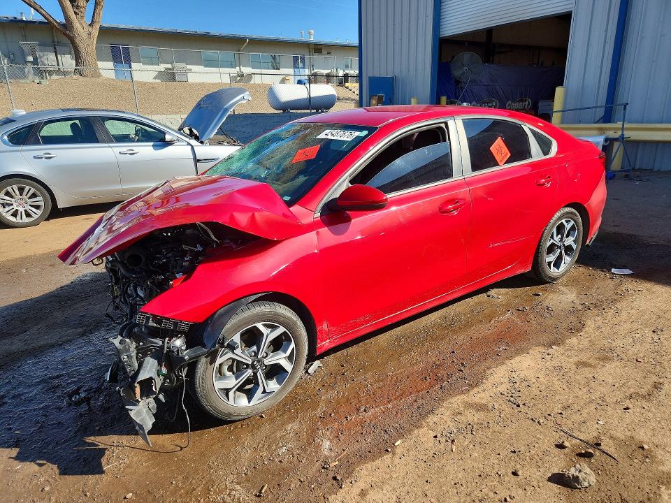 45487676 :رقم المزاد ، 3KPF24AD3LE260790 vin ، 2020 Kia Forte مزاد بيع