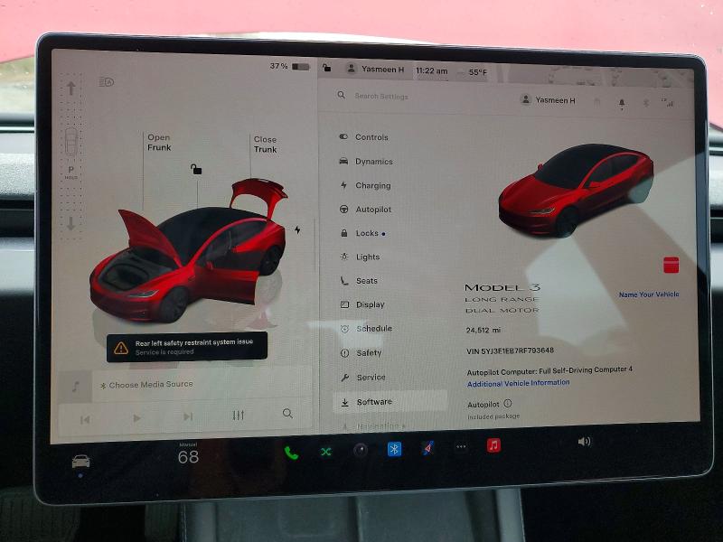 Aukcja sprzedaży 2024 Tesla Model 3, vin: 5YJ3E1EB7RF793648, numer aukcji: 46776706