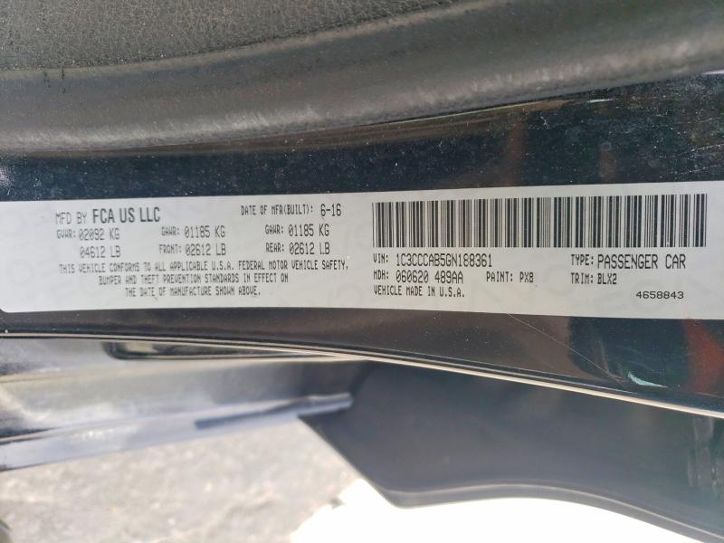 Aukcja sprzedaży 2016 Chrysler 200, vin: 1C3CCCAB5GN188361, numer aukcji: 46743666