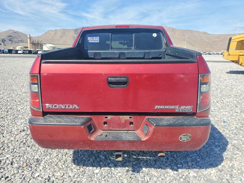 42004366 :رقم المزاد ، 2HJYK16266H563887 vin ، 2006 Honda Ridgeline مزاد بيع