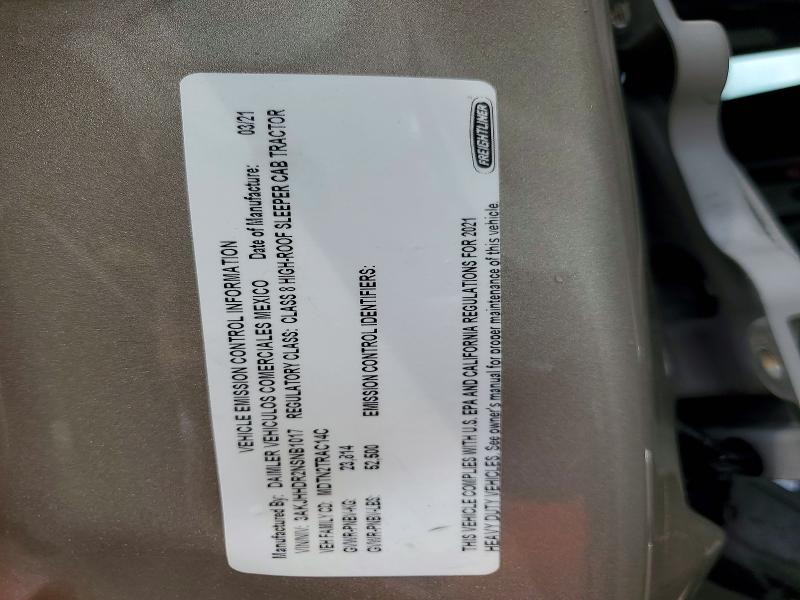 Продажа на аукционе авто 2022 Freightliner Cascadia 126, vin: 3AKJHHDR2NSNB1017, номер лота: 48057496