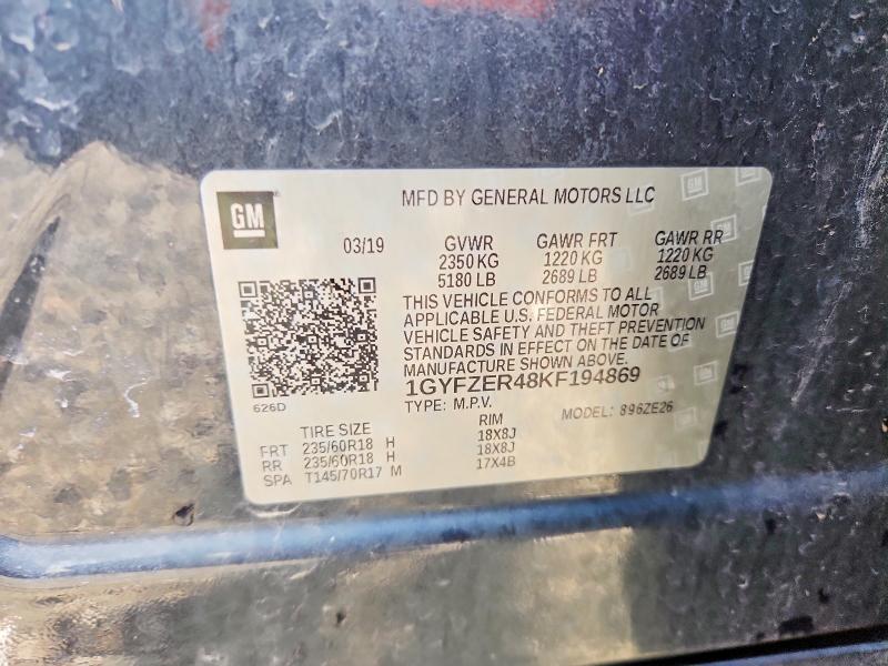 Aukcja sprzedaży 2019 Cadillac Xt4, vin: 1GYFZER48KF194869, numer aukcji: 47895556