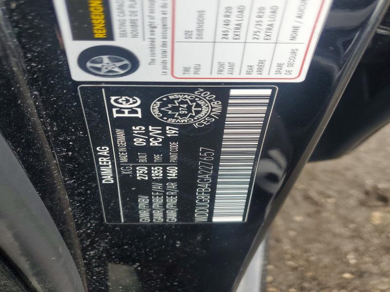 Aukcja sprzedaży 2016 Mercedes-benz S, vin: WDDUG8FB4GA227657, numer aukcji: 46290866