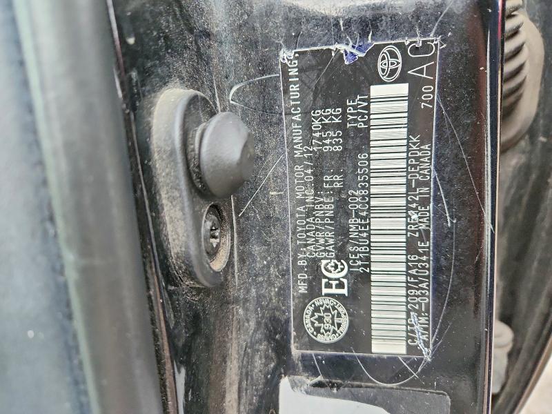Продажа на аукционе авто 2012 Toyota Corolla, vin: 2T1BU4EE4CC835506, номер лота: 42074096