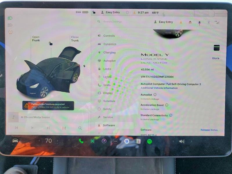 Продажа на аукционе авто 2021 Tesla Model Y, vin: 5YJYGDEE9MF231304, номер лота: 46344626
