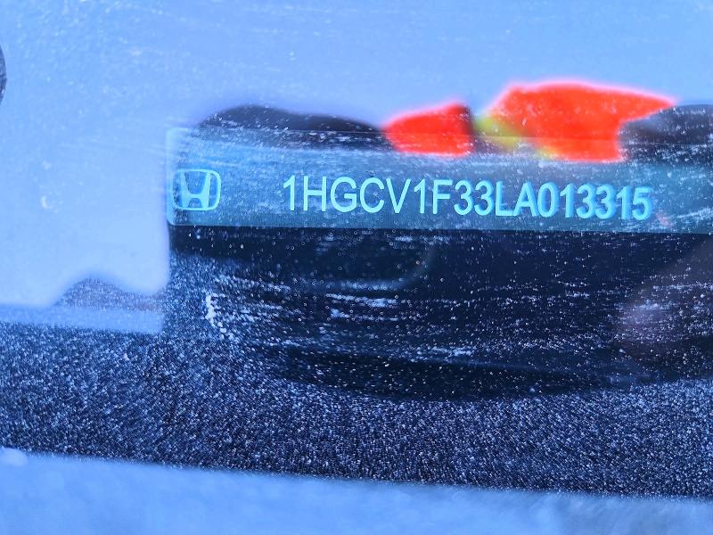 2020 Honda Accord მანქანა იყიდება აუქციონზე, vin: 1HGCV1F33LA013315, აუქციონის ნომერი: 46812496