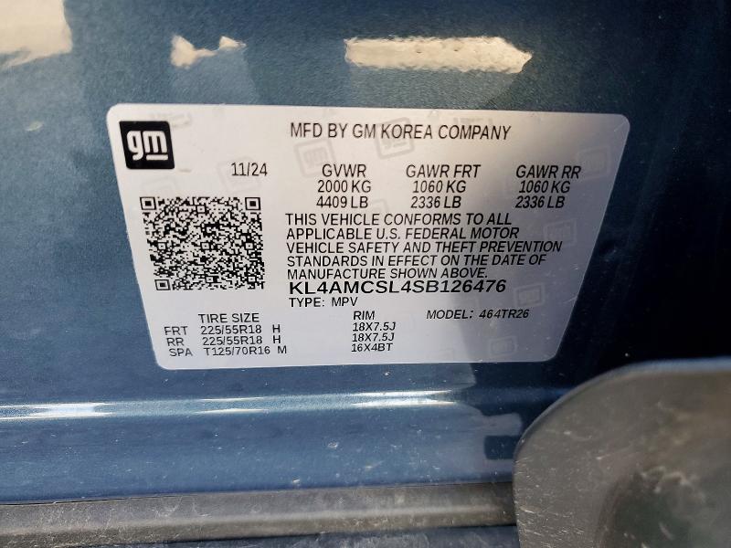 47361406 :رقم المزاد ، KL4AMCSL4SB126476 vin ، 2025 Buick Encore Gx مزاد بيع