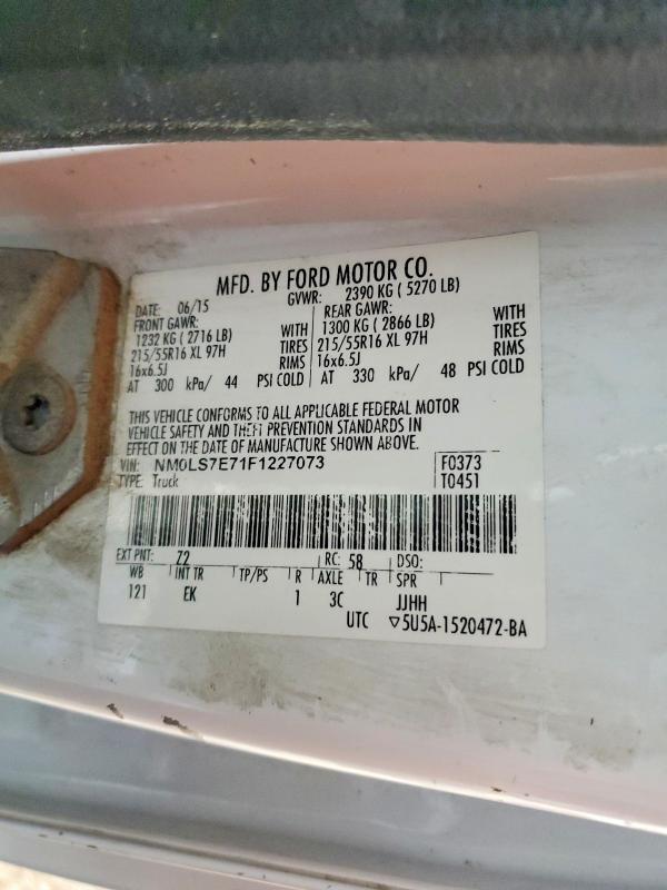 Aukcja sprzedaży 2015 Ford Transit Connect, vin: NM0LS7E71F1227073, numer aukcji: 46428446
