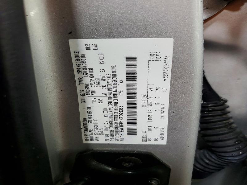 Продаж на аукціоні авто 2019 Ford F150, vin: 1FTEW1EP1KFD29385, номер лоту: 46826276
