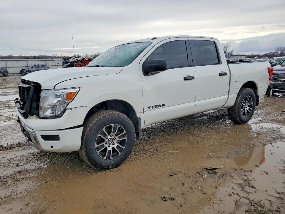 42064186 :رقم المزاد ، 1N6AA1ED4MN535180 vin ، 2021 Nissan Titan مزاد بيع