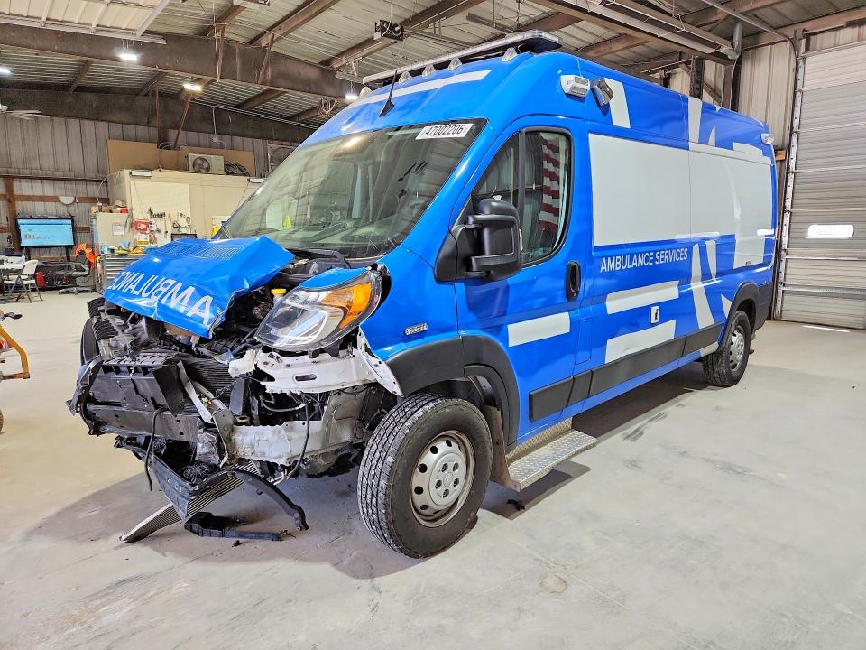 47002206 :رقم المزاد ، 3C6LRVDG7NE113697 vin ، 2022 Ram Promaster 2500 مزاد بيع