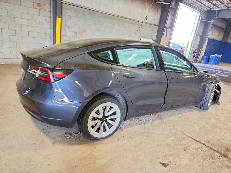 47599066 :رقم المزاد ، 5YJ3E1EA7NF372465 vin ، 2022 Tesla Model 3 مزاد بيع