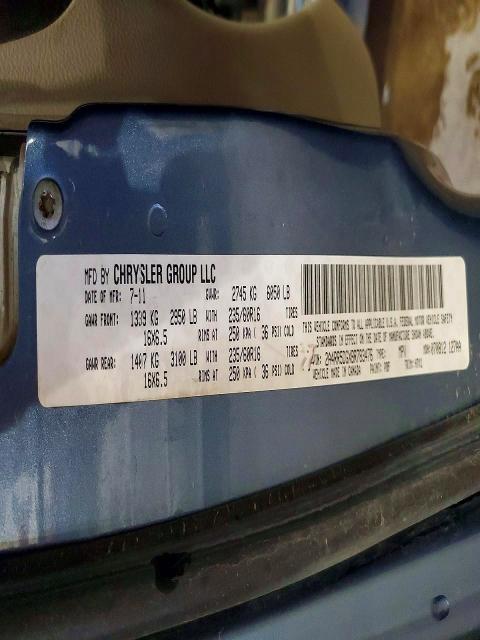 41901036 :رقم المزاد ، 2A4RR5DGXBR783476 vin ، 2011 Chrysler Town & Country مزاد بيع