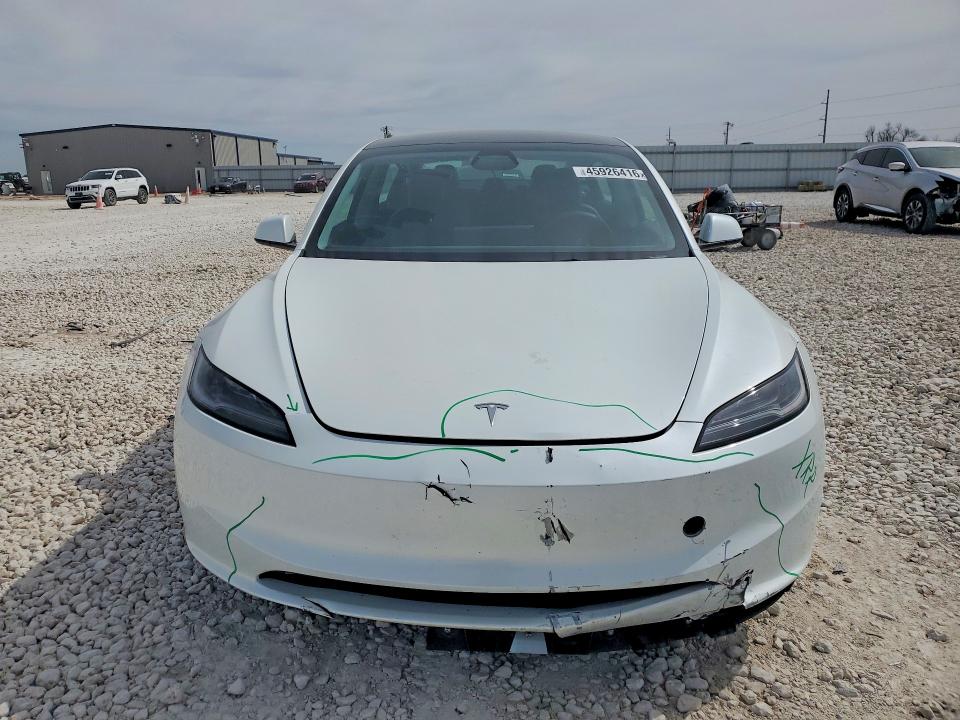 45926416 :رقم المزاد ، 5YJ3E1EA9SF989782 vin ، 2025 Tesla Model 3 مزاد بيع