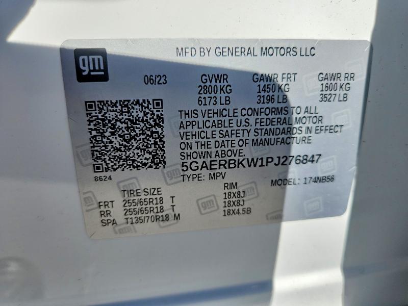 Aukcja sprzedaży 2023 Buick Enclave, vin: 5GAERBKW1PJ276847, numer aukcji: 47637736