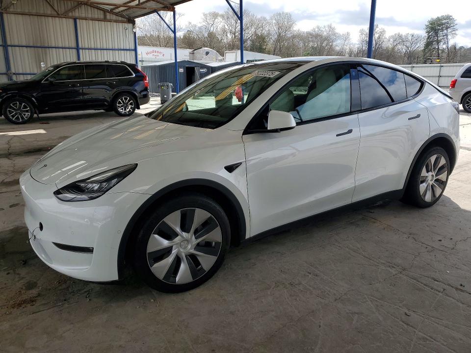 Продажа на аукционе авто 2021 Tesla Model Y, vin: 5YJYGDEE9MF130554, номер лота: 79222375