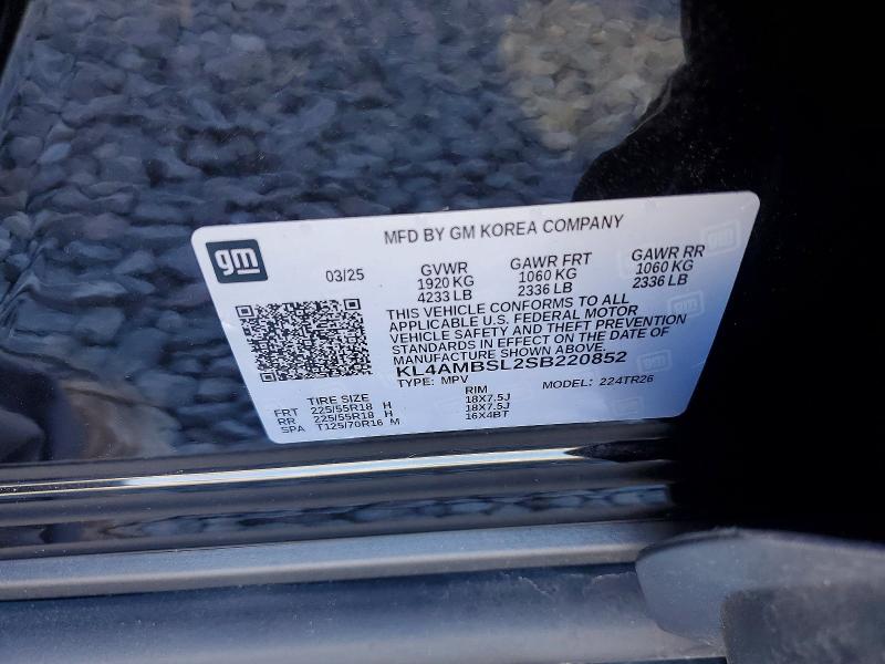 79354355 :رقم المزاد ، KL4AMBSL2SB220852 vin ، 2025 Buick Encore Gx مزاد بيع
