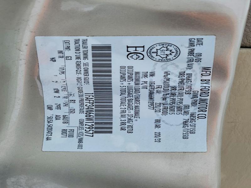 Aukcja sprzedaży 2006 Ford Focus, vin: 1FAFP34N66W129577, numer aukcji: 74069045