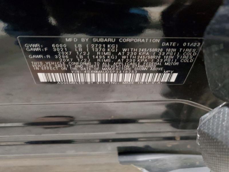 46461486 :رقم المزاد ، 4S4WMAUD5P3418253 vin ، 2023 Subaru Ascent مزاد بيع