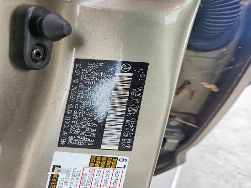 Aukcja sprzedaży 2005 Toyota Prius, vin: JTDKB20U253057386, numer aukcji: 47727876