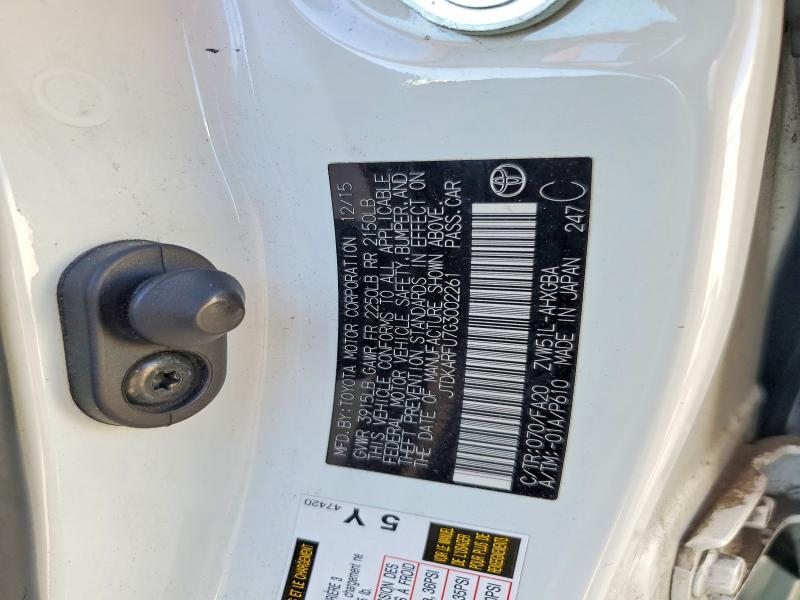 2016 Toyota Prius მანქანა იყიდება აუქციონზე, vin: JTDKARFU7G3002261, აუქციონის ნომერი: 46740526