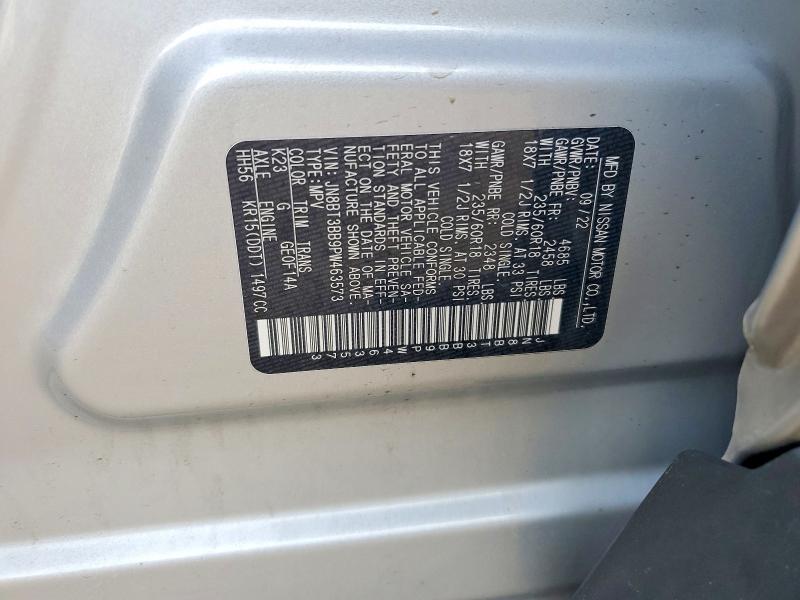 Aukcja sprzedaży 2023 Nissan Rogue, vin: JN8BT3BB9PW463573, numer aukcji: 45504066