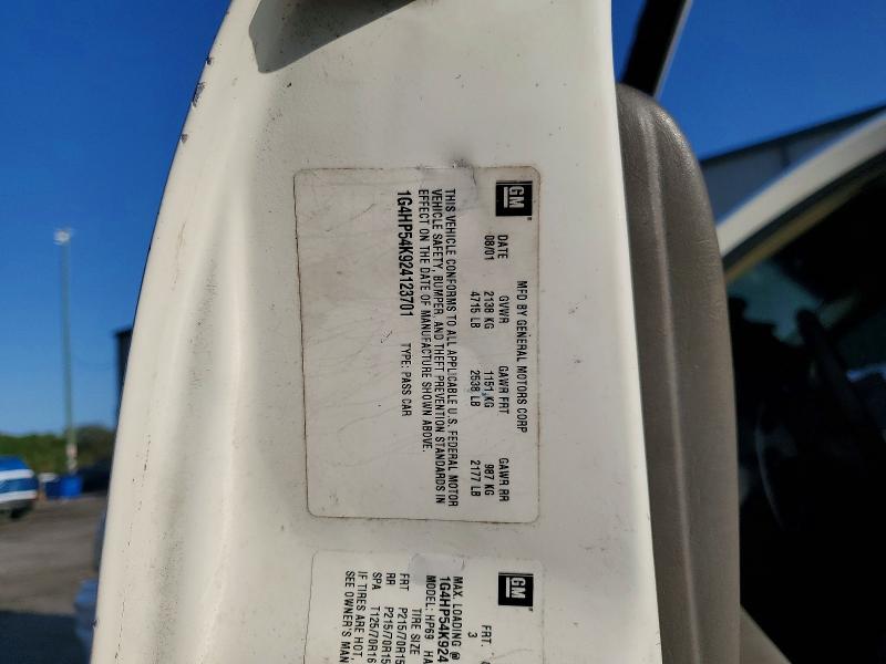 41976306 :رقم المزاد ، 1G4HP54K924123701 vin ، 2002 Buick Lesabre مزاد بيع