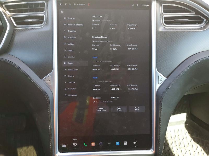 47264336 :رقم المزاد ، 5YJSA1E24GF158505 vin ، 2016 Tesla Model S مزاد بيع