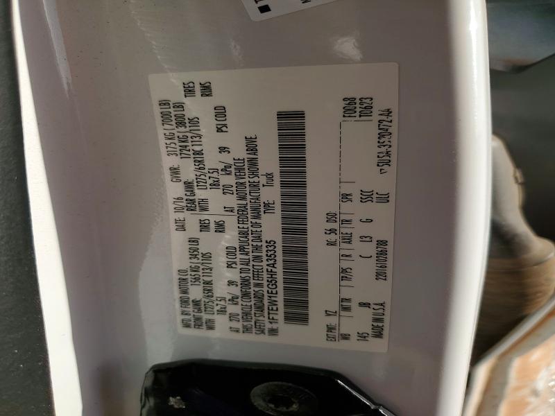 Aukcja sprzedaży 2017 Ford F150, vin: 1FTEW1EG5HFA35335, numer aukcji: 46929036