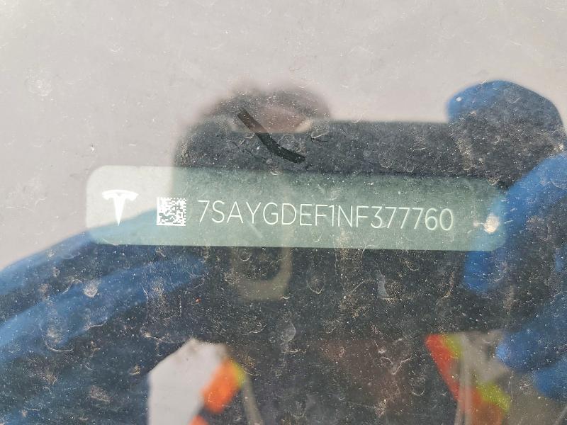Aukcja sprzedaży 2022 Tesla Model Y, vin: 7SAYGDEF1NF377760, numer aukcji: 47535246