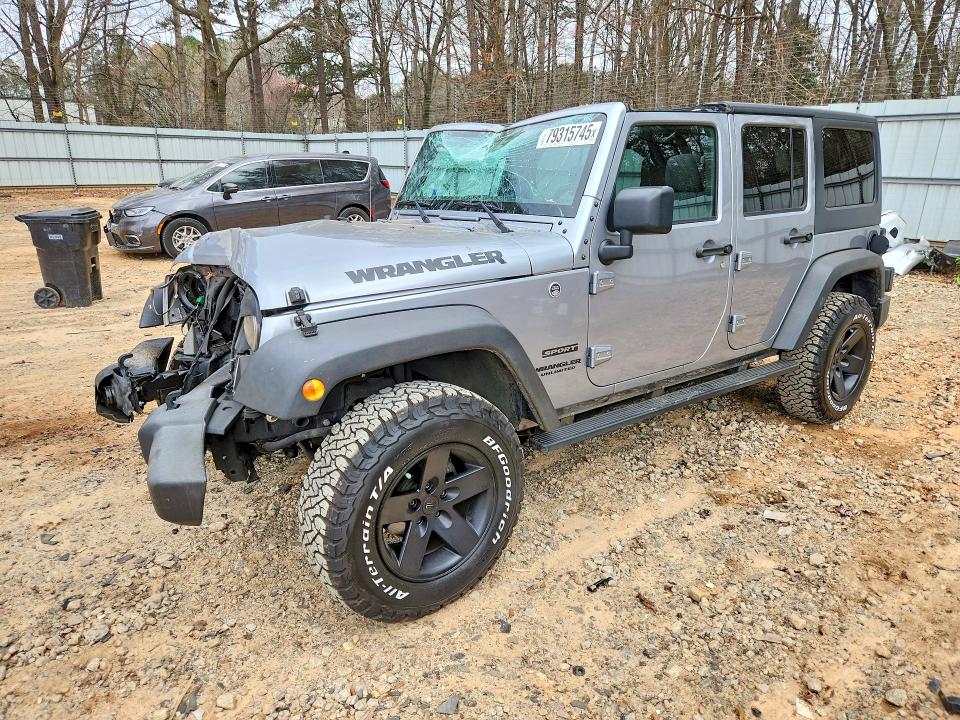 Продажа на аукционе авто 2017 Jeep Wrangler Unlimited, vin: 1C4BJWDG8HL747680, номер лота: 79315745