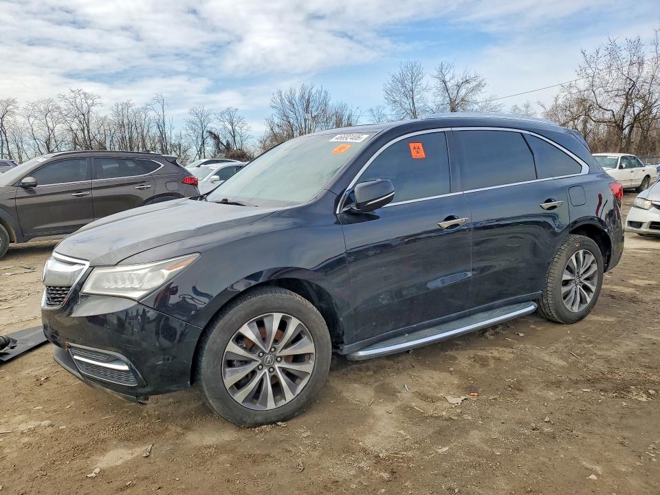 Auction sale of the 2016 Acura Mdx, vin: 5FRYD4H46GB054905, lot number: 46692406