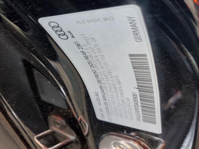 Продаж на аукціоні авто 2013 Audi A5, vin: WAULFAFR7DA059051, номер лоту: 46171076
