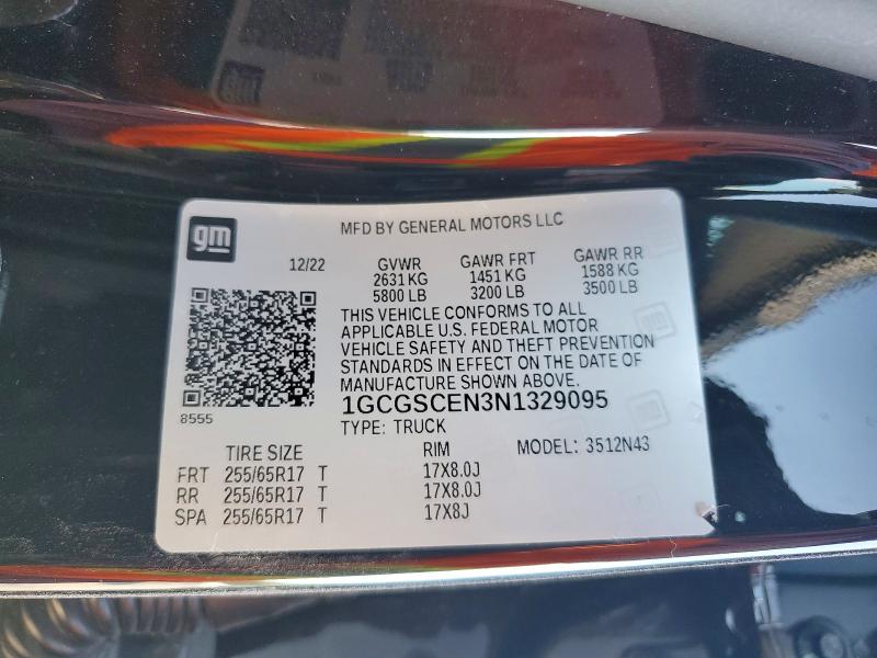 Продаж на аукціоні авто 2022 Chevrolet Colorado, vin: 1GCGSCEN3N1329095, номер лоту: 47601666