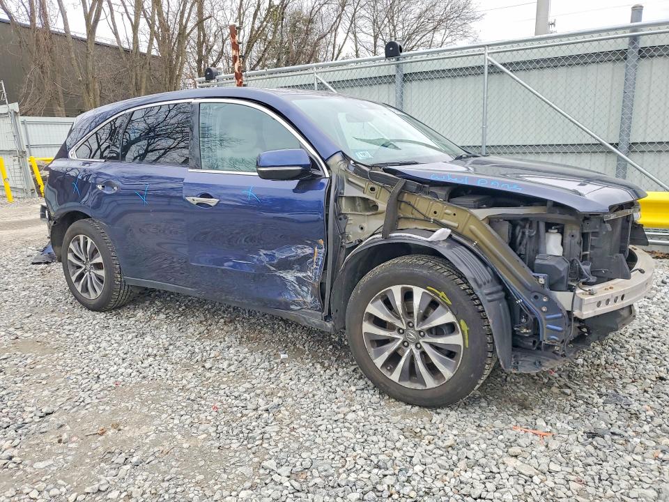 2016 Acura Mdx მანქანა იყიდება აუქციონზე, vin: 5FRYD4H40GB023861, აუქციონის ნომერი: 46428606