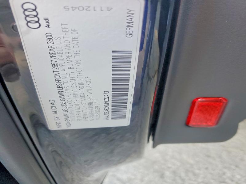 Продажа на аукционе авто 2021 Audi A6, vin: WAUD8AF2XMN022473, номер лота: 79964945