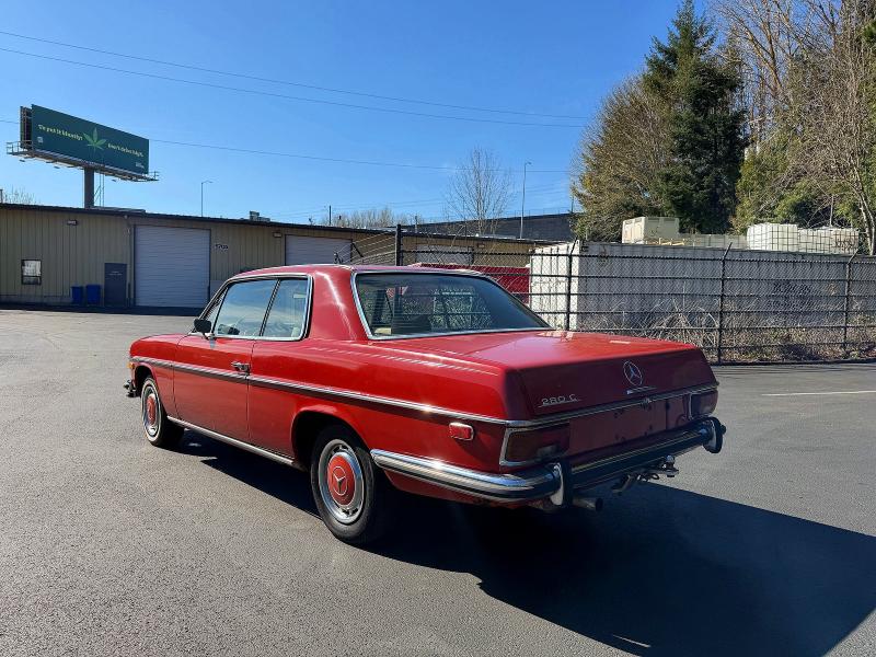 47663656 :رقم المزاد ، 11407312002490 vin ، 1973 Mercedes-benz 280c مزاد بيع