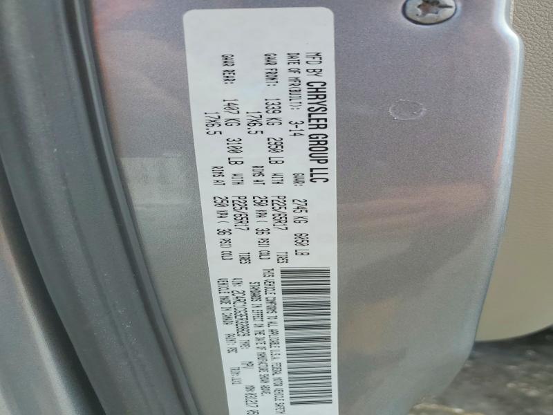 45743716 :رقم المزاد ، 2C4RC1CG3ER328829 vin ، 2014 Chrysler Town & Country مزاد بيع
