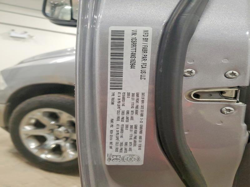 Продажа на аукционе авто 2022 Ram 1500 Classic, vin: 1C6RR7TT4NS163944, номер лота: 48385716