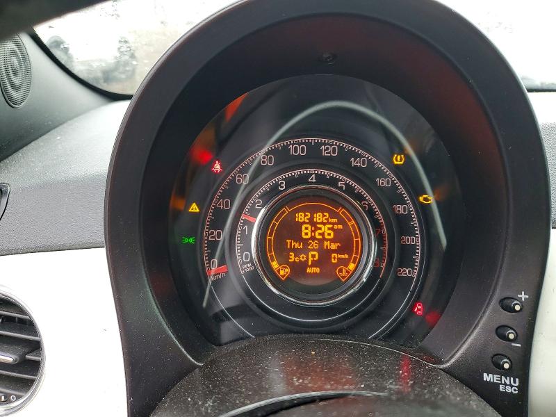 46632346 :رقم المزاد ، 3C3CFFBR4CT237614 vin ، 2012 Fiat 500 مزاد بيع