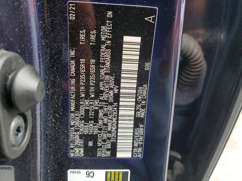 Продажа на аукционе авто 2021 Lexus Rx 350, vin: 2T2HZMDA0MC283414, номер лота: 47092506