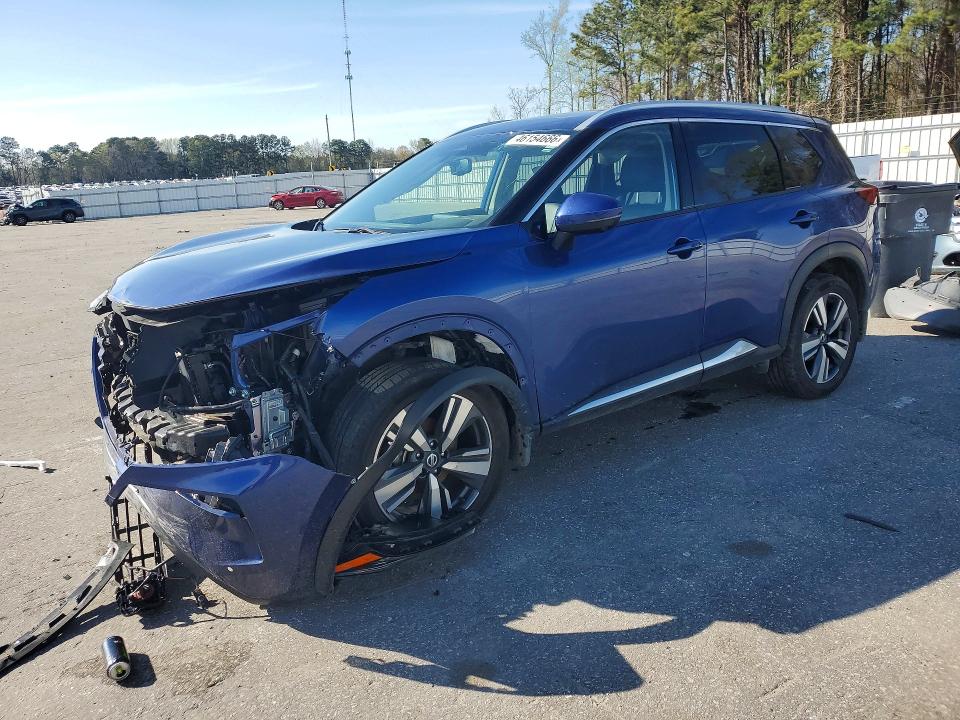 2021 Nissan Rogue მანქანა იყიდება აუქციონზე, vin: JN8AT3CB6MW238629, აუქციონის ნომერი: 46154666