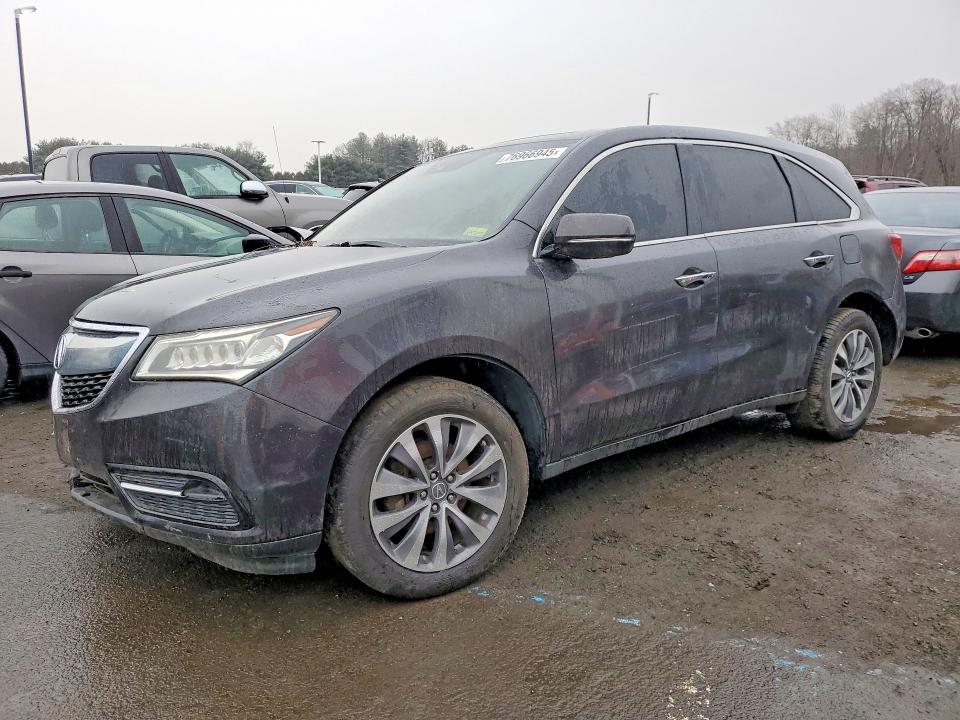 76966945 :رقم المزاد ، 5FRYD4H40GB043351 vin ، 2016 Acura Mdx مزاد بيع
