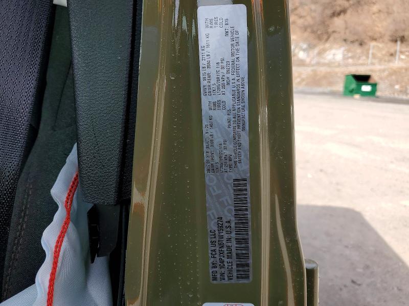 Продаж на аукціоні авто 2026 Jeep Wrangler, vin: 1C4PJXFN6TW159274, номер лоту: 48097496
