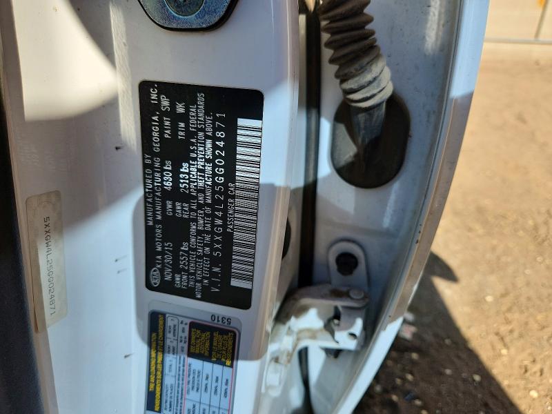2016 Kia Optima მანქანა იყიდება აუქციონზე, vin: 5XXGW4L25GG024871, აუქციონის ნომერი: 47817586