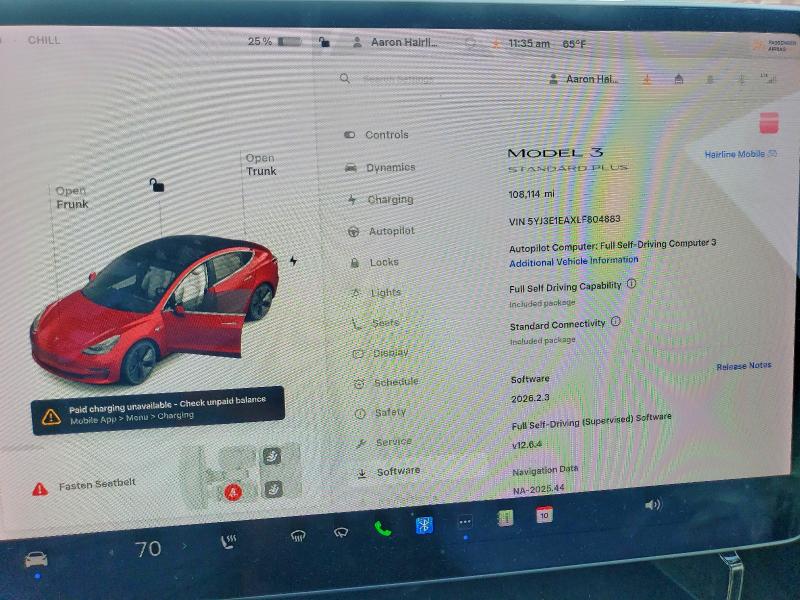 Aukcja sprzedaży 2020 Tesla Model 3, vin: 5YJ3E1EAXLF804883, numer aukcji: 41978456