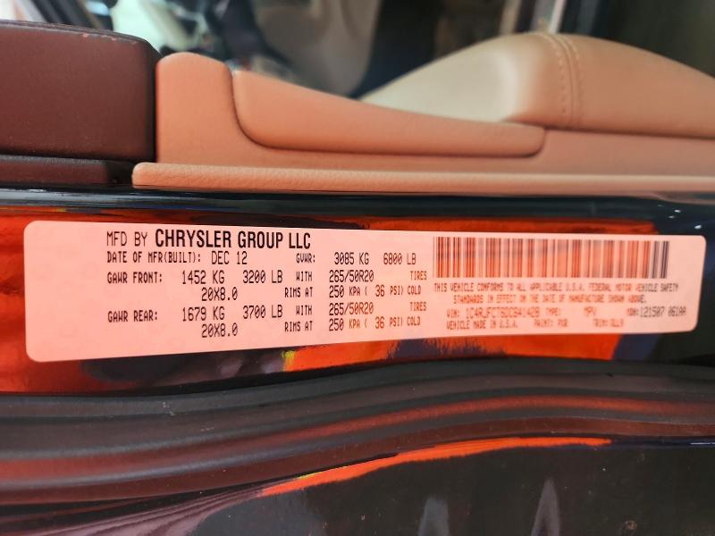 Aukcja sprzedaży 2013 Jeep Grand Cherokee, vin: 1C4RJFCT6DC641428, numer aukcji: 41933006