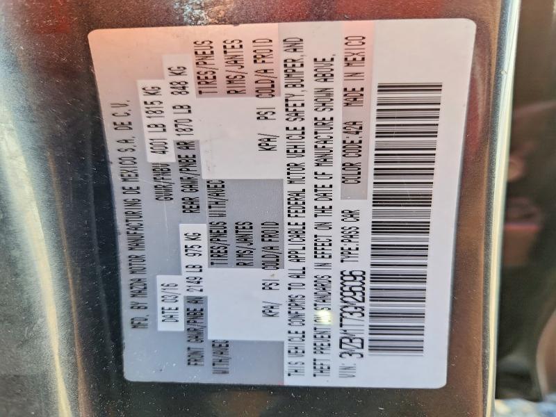 Aukcja sprzedaży 2016 Mazda 3, vin: 3MZBM1T73GM296096, numer aukcji: 79791445