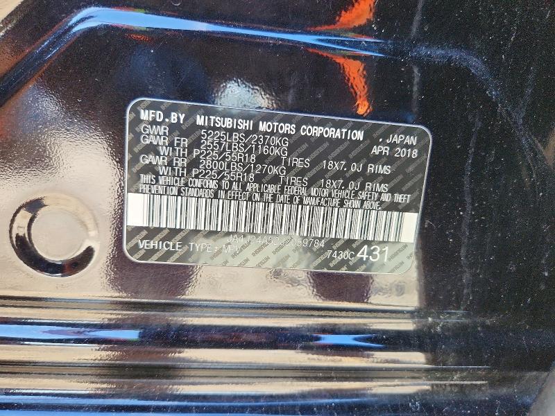 Продаж на аукціоні авто 2018 Mitsubishi Outlander, vin: JA4J24A52JZ059784, номер лоту: 46415566